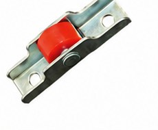 Mesh Roller with Nylon Wheel — MS Body (Zinc Blue Finish)