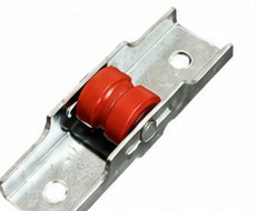 Single Roller — Groove Wheel (Chrome Finish)