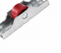 Mesh Roller with Nylon Wheel — Stainless Steel Body