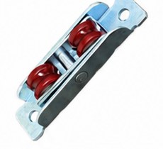 Double Swing Roller — Groove Wheel (Zinc Blue Finish)