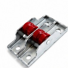 Single Roller — Groove Wheel (Zinc Blue Finish)